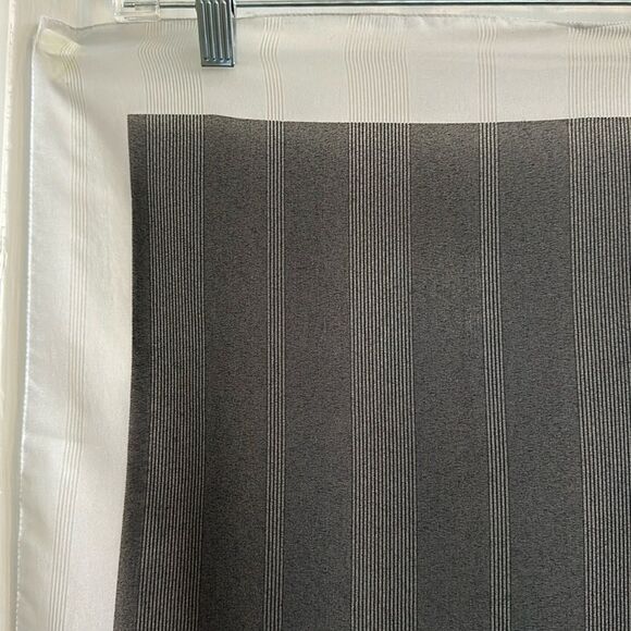 Vintage Kathie Lee black with white border semi sheer polyester square scarf - Picture 2 of 8